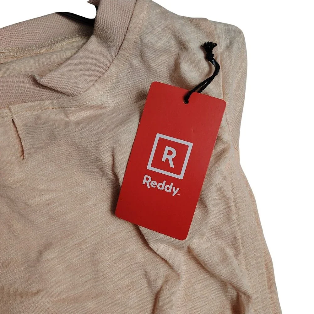 Reddy Dog XL Beige Ruched Detail Lightweight Pet T-Shirt